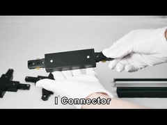 3本のワイヤー アルミニウム商業スポットライト トラック柵のストリップの白