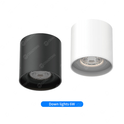 超薄型磁気丸型ダウンライト 反光黒 6Watt 4000K スポットライト