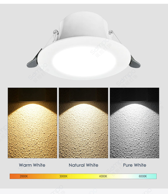 9W 12W LEDは引込んだDownlight 4000K 6000Kの正方形を引込め改装をつける
