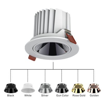 OEMのノブ スイッチ スポットライトはDownlightを埋め込んだ防眩を引込めた