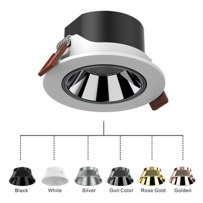 AC100-240V LEDはDownlightの85X40MM引込められた穂軸Downlightを引込めた