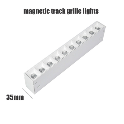 220v 35mmトラック ライト磁気8w 16w 24wは線形スポットライトを導いた