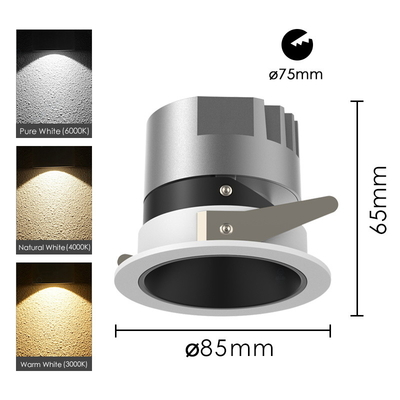 照明角度 15° 24° 36° LED スポットライト ホテル ホーム アンチグレア コブ ダウンライト
