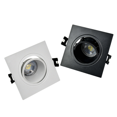 GU10/Mr16はスーパーマーケットのスポットライトDownlightのためのDownlightハウジングのPC材料を引込めた